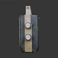 Vintage Radio Retro Electronic Appliance With Wooden Handle Dial And Knobs
