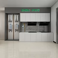 CHINAMACS Retail Store Interior With Reception Desk Bar Stools And Green Plants