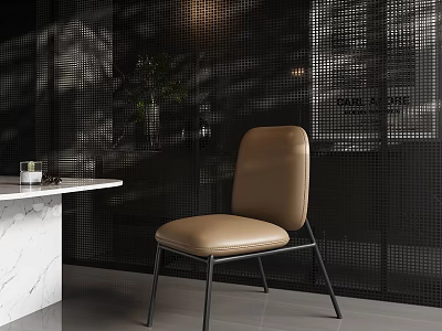 modern dining chair 3d model