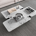 Modern Tea Table Stone Tea Table Alien Tea Table 3d model