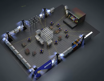 Modern Bazaar 3d model Modern Bazaar 3d model