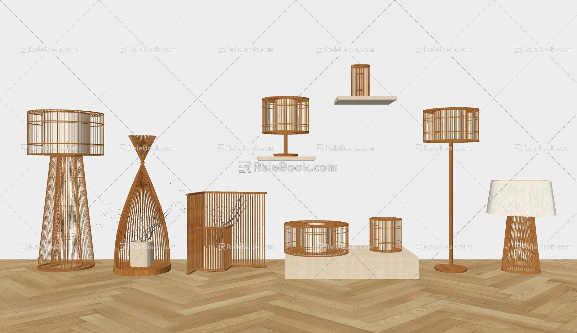 Lamp combination 3d model