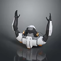 Mech Warrior Mech Soldier Machine Battlearm Mechanical Battlearm Machine Fighter Robot 3d model