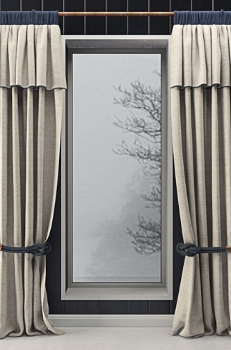 Curtains 3d model