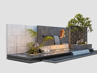 Landscape Wall 3d model