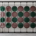Modern glass partition 3d model