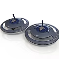 Two Advanced Circular Space Exploration Devices Designed For Astronomy Missions With Central Antenna Systems