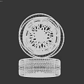 High Quality Car Tires Stacked with Alloy Wheels and Tread Pattern