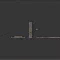 Staircase And Platform Construction Components With Concrete Steps And Square Blocks
