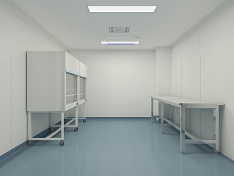 Modern Laboratory Clean Room 3d model