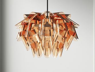 Modern chandelier 3d model