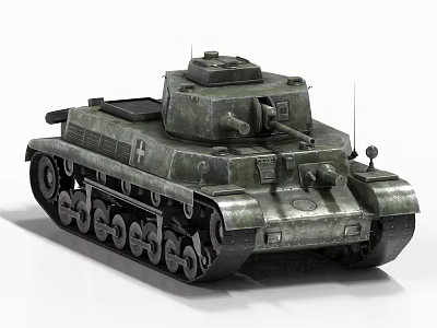 Turan Tank Hungarian Tank World War II Tank 3d model
