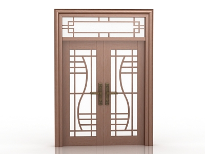 new chinese style gate 3d model