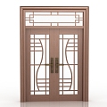 new chinese style gate 3d model