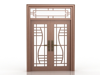 new chinese style gate 3d model