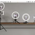 Modern Live Stand Mobile Phone Stand 3d model