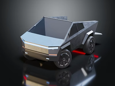 Hyundai Motor Cyber Truck Future Flying Car 3d model