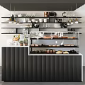 Commercial Bakery Display Equipment With Glass Case And Shelves For Pastries