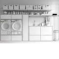 Modern Wooden Bathroom Cabinet Rack With Storage Cabinets And Toiletries Organizer