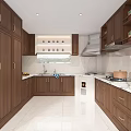 Modern Clubhouse Open Concept Kitchen Interior Design With Island Counter And Dining Area