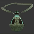 Light Green Daily Electrical Appliance Featuring Metal Body Bottle Shape And Green Strap Design