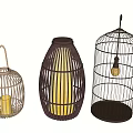 Woven Outdoor Lights With Various Designs And Warm Glow For Garden Decor