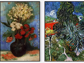 Jane European Oil Painting Neoclassical Flower Still Life Scene Oil Painting Decorative Painting 3d model