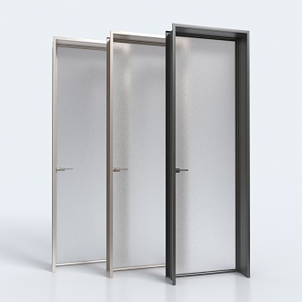 Modern swing door 3d model