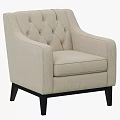 Single sofa 3d model