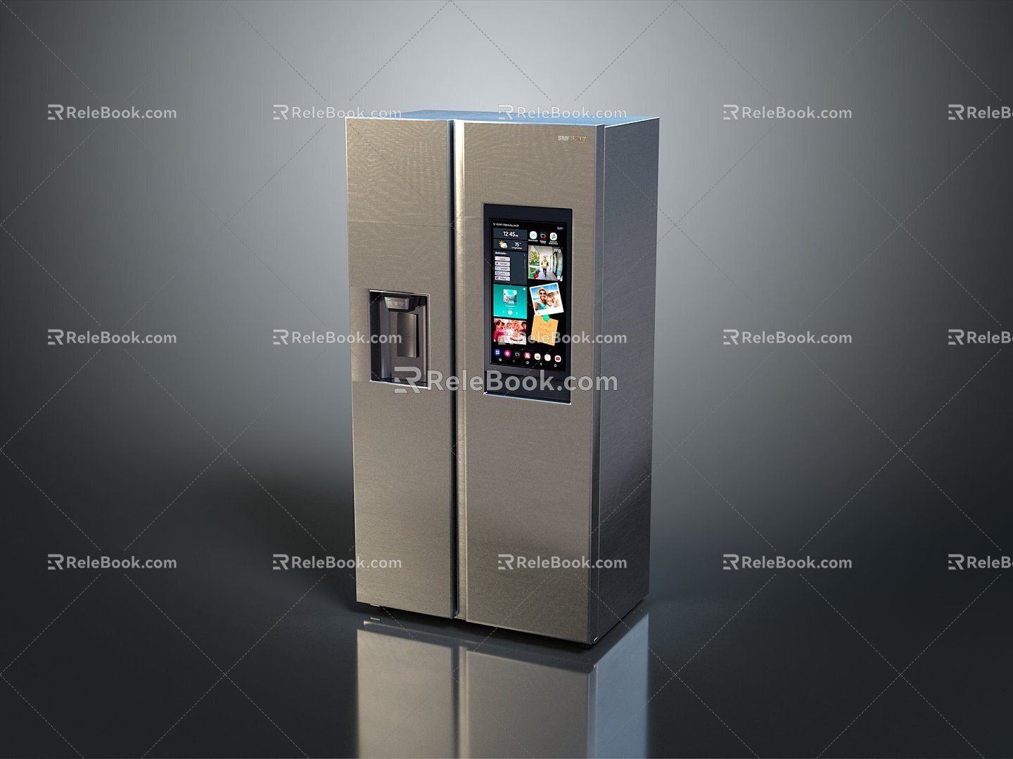 Refrigerator Refrigerator Single Door Refrigerator Double Door Refrigerator Small Refrigerator Household Refrigerator Household Appliances Household Appliances 3d model