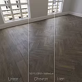 Dark Wooden Flooring Interior With Herringbone And Straight Patterns And Natural Grain