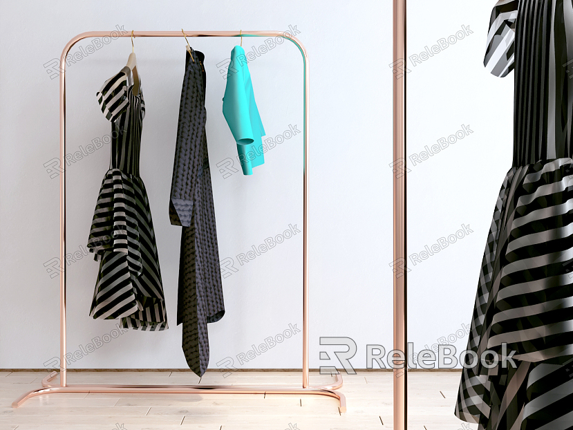 Light Luxury Clothes Hanger Drying Rack model