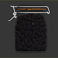 Hotpot Restaurant Glass Jar Storing Fresh Black Berries for Ingredient Preparation