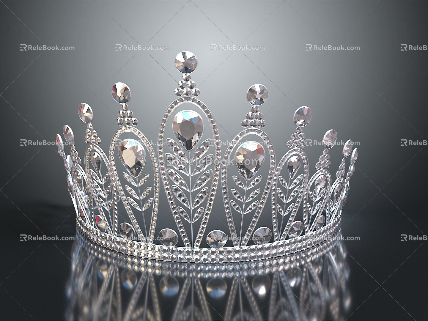 Modern Crown Crown Crown Crown Crown Home Ornaments 3d model