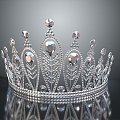 Modern Crown Crown Crown Crown Crown Home Ornaments 3d model