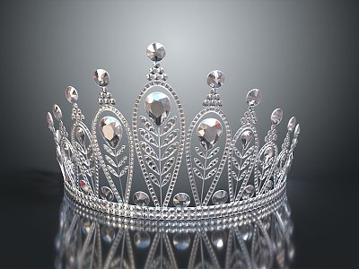 Modern Crown Home Ornaments 3d model