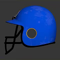 Yellow Black White And Blue Sports Helmets With LA Logo Design For Daily Use