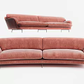 Modern double sofa 3d model