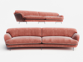 Modern double sofa 3d model