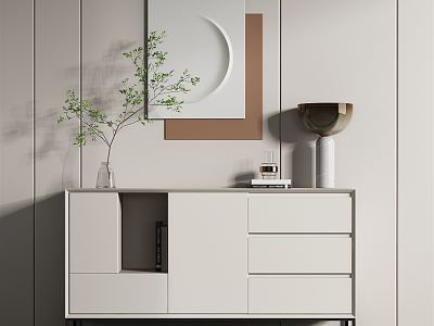 Modern Side Cabinet model