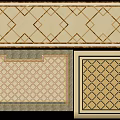 Modern Tile Floor Tile Patchwork 3d model