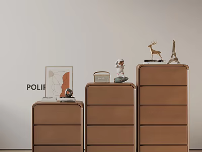 Modern Entrance Cabinet 3d model