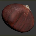 Shiny Red And Orange Whole Chestnut Fresh Natural Healthy Food Snack