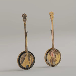 Musical Instruments Folk Musical Instruments 3d model