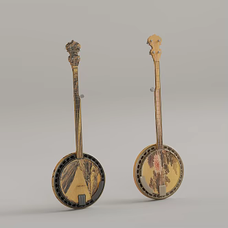 Musical Instruments Folk Musical Instruments 3d model