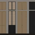 Various Modern Wardrobe Doors With Different Designs And Color Options For Home Interior