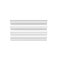 White Decorative Moldings With Various Designs For Interior Decoration