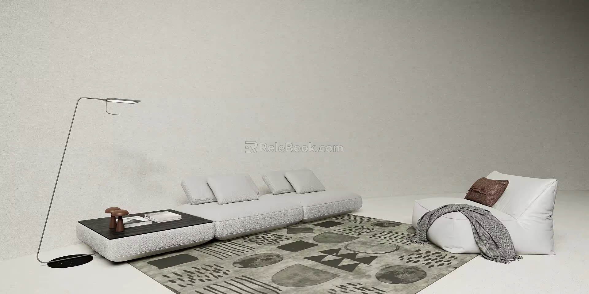Sofa combination 3d model