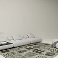 Sofa combination 3d model