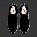 Black High Top Sports Shoes With White Nike Logo Leather Upper And White Sole Design
